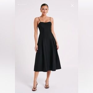Alaina Meshki A-Line Midi Dress